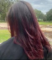 Balayage hair color color correction Sweeny Texas